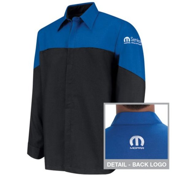 Red Kap Mopar Long Sleeve Technician Shirt SY14MP - Picture 1 of 11
